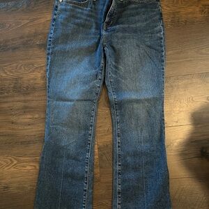 Madewell Mid rise kick out Jeans